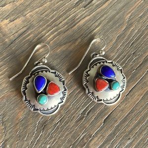 Vintage Diane Wylie Navajo Earrings